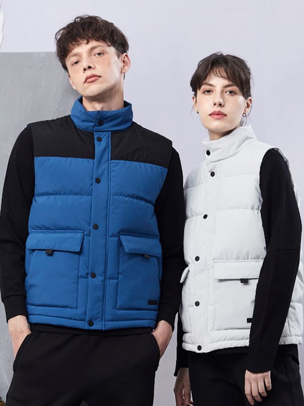 思凯乐运动装2021秋冬季白色马夹