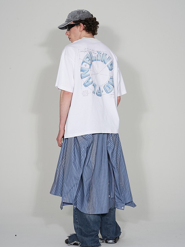 BLIND402休闲装2022春夏季白色T恤