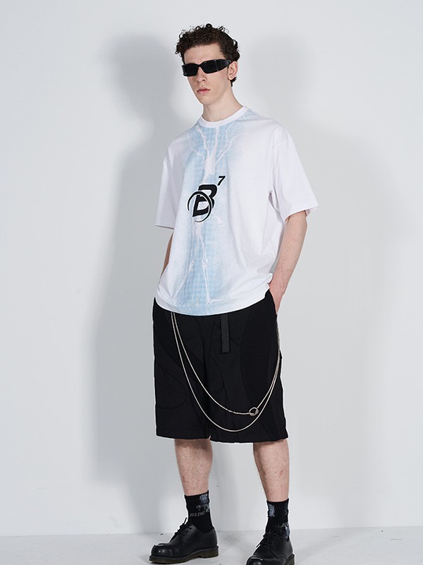 BLIND402休闲装2022春夏季白色T恤