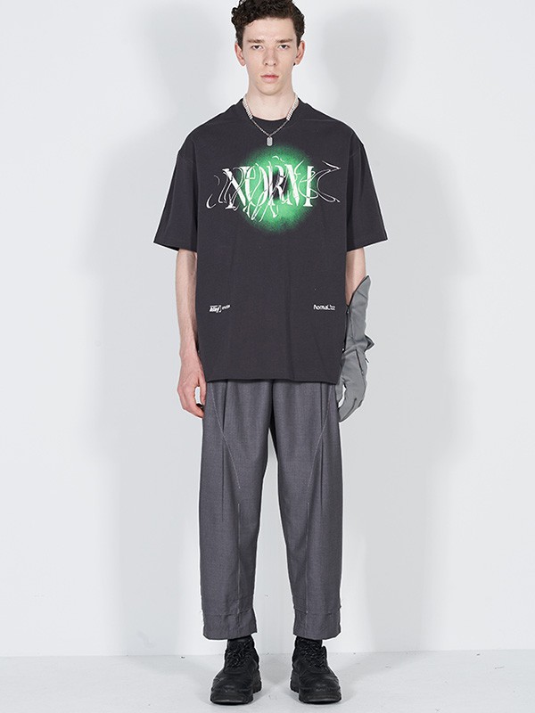 BLIND402休闲装2022春夏季黑色T恤