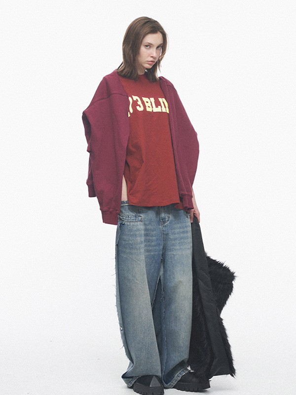 BLIND402休闲装2022春夏季橙色T恤