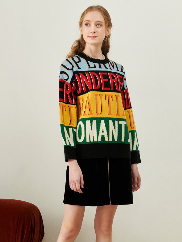 MJStyle女装2021秋冬季黑色T恤