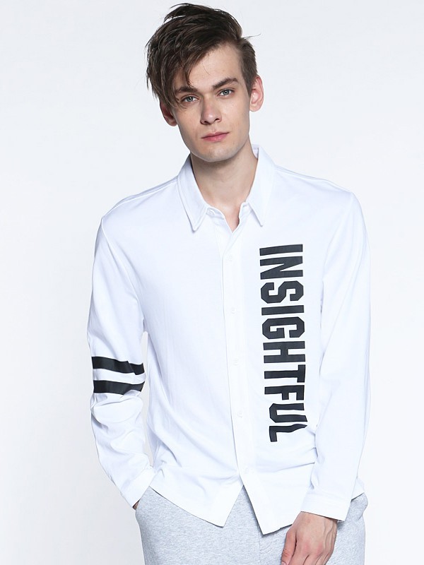 Innobox男装2022春夏季白色衬衫