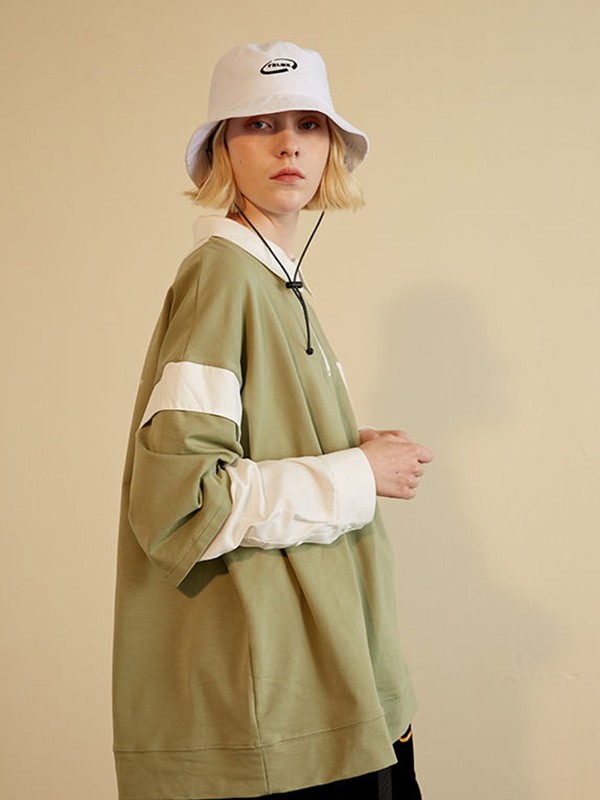 FRLMK女装2022春夏季绿色T恤