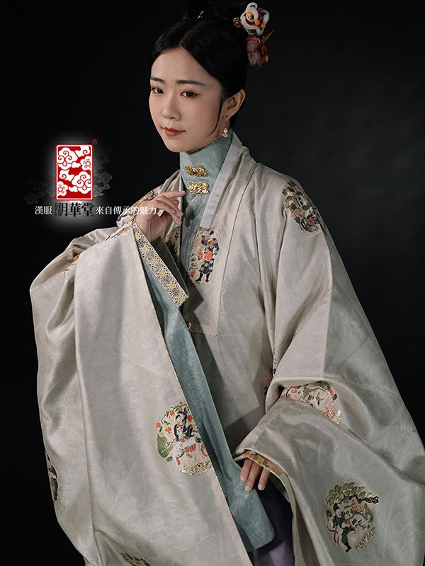 明华堂女装2022春夏季白色外套