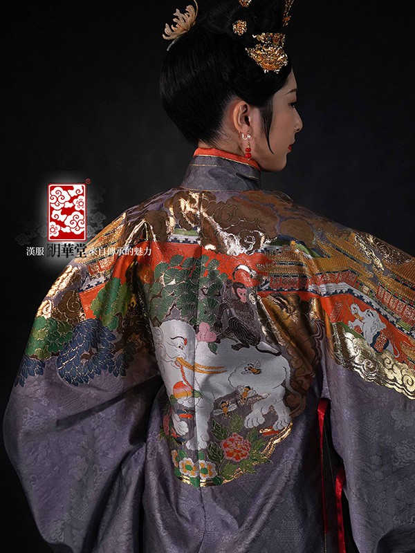 明华堂女装2022春夏季紫色外套