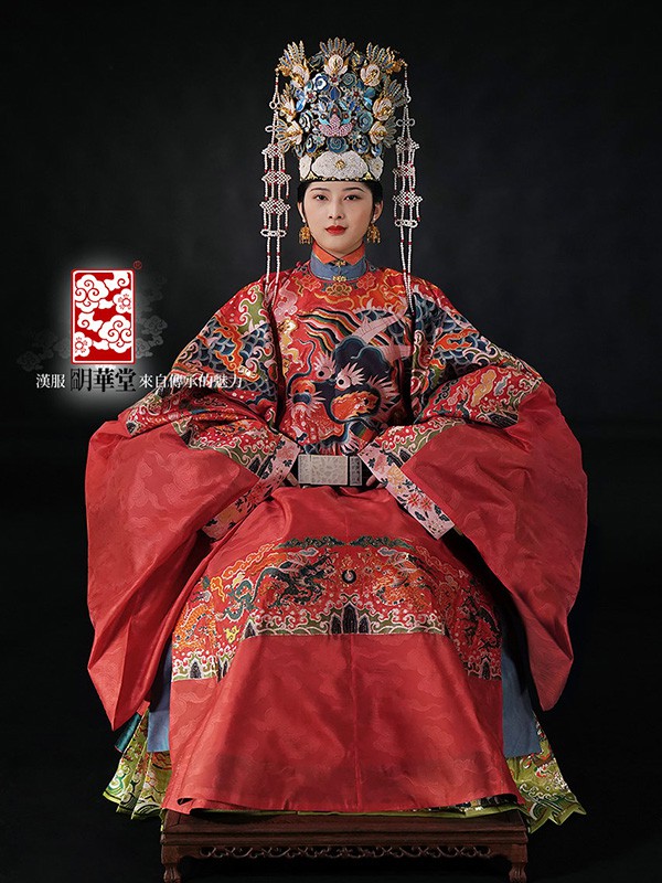 明华堂女装2022春夏季红色外套