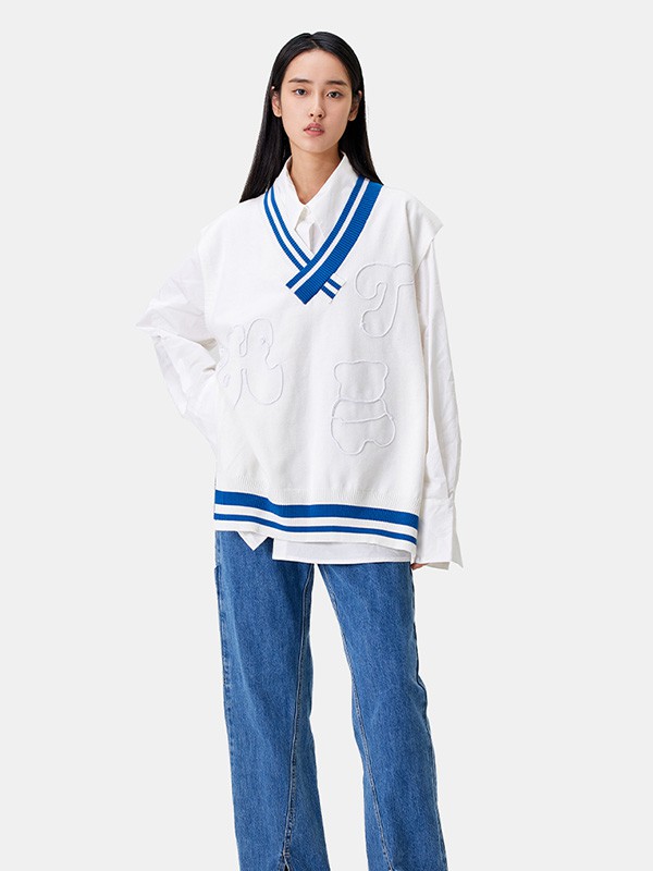 HTCU女装2022春夏季藏蓝色长裤