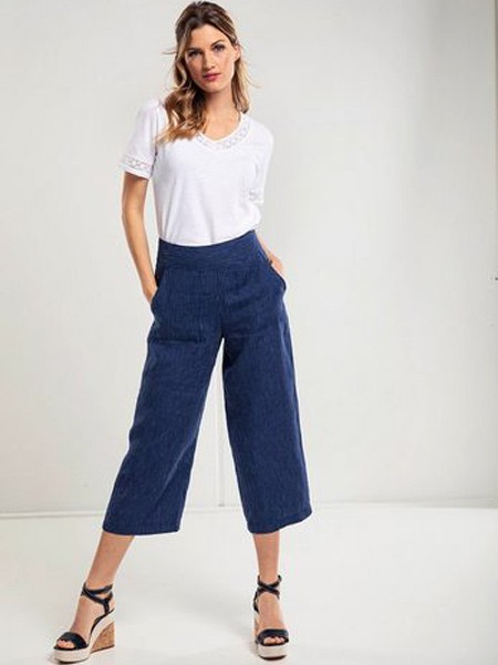 Olsen女装2022春夏季白色T恤