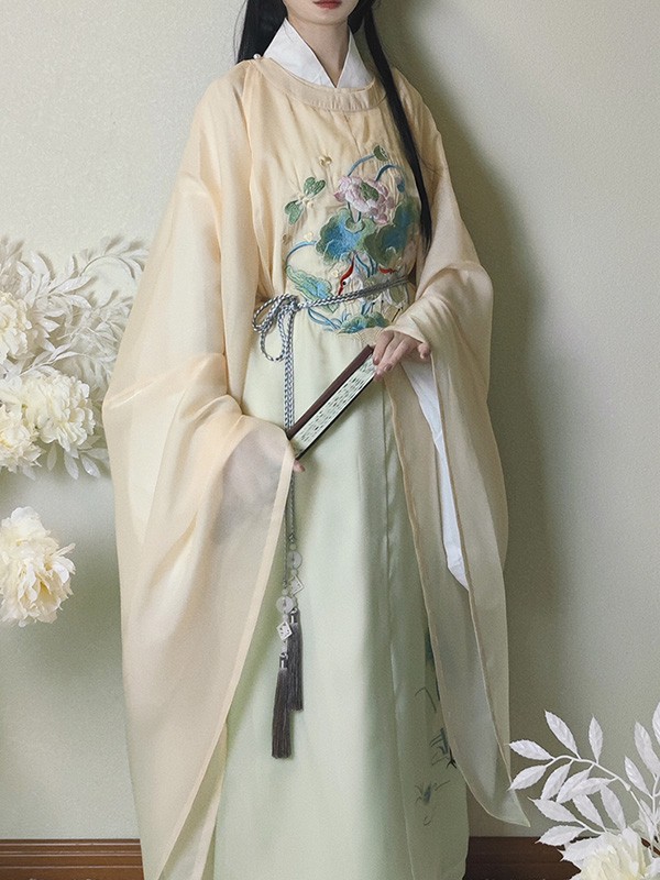 花神记女装2022春夏季米色外套