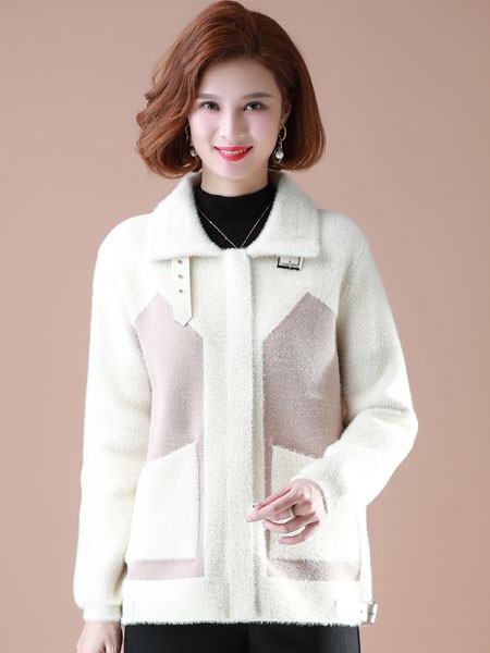 西悦2021秋冬季白色棉服