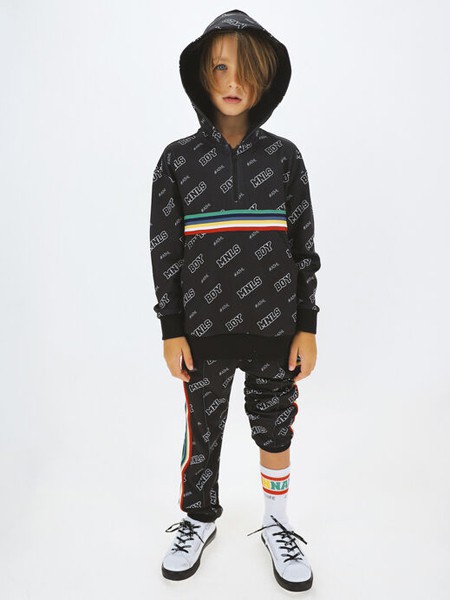  蒙娜丽莎2021春夏季黑色卫衣