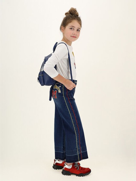  蒙娜丽莎2022春夏季白色T恤