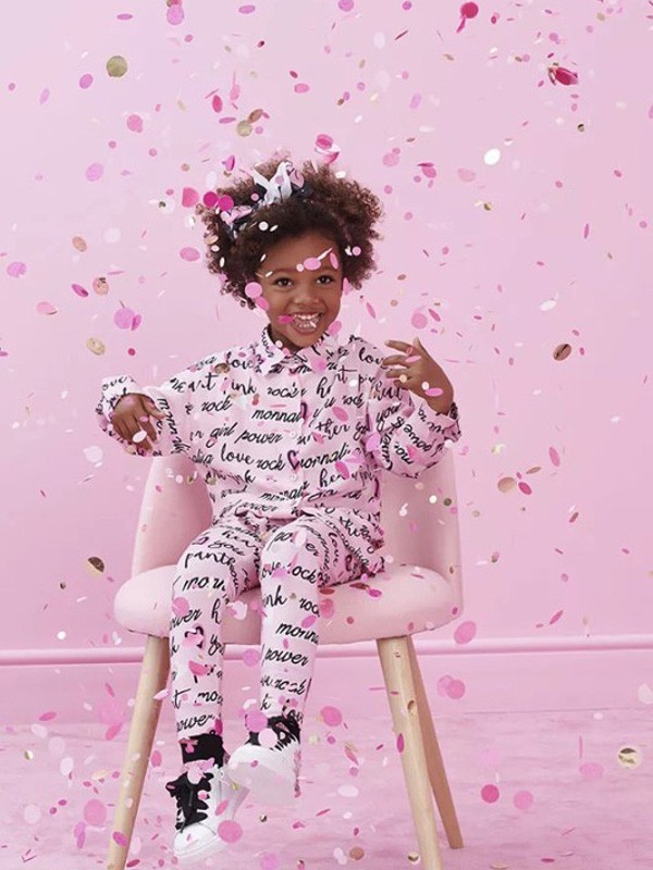  蒙娜丽莎2022春夏季粉色长裤