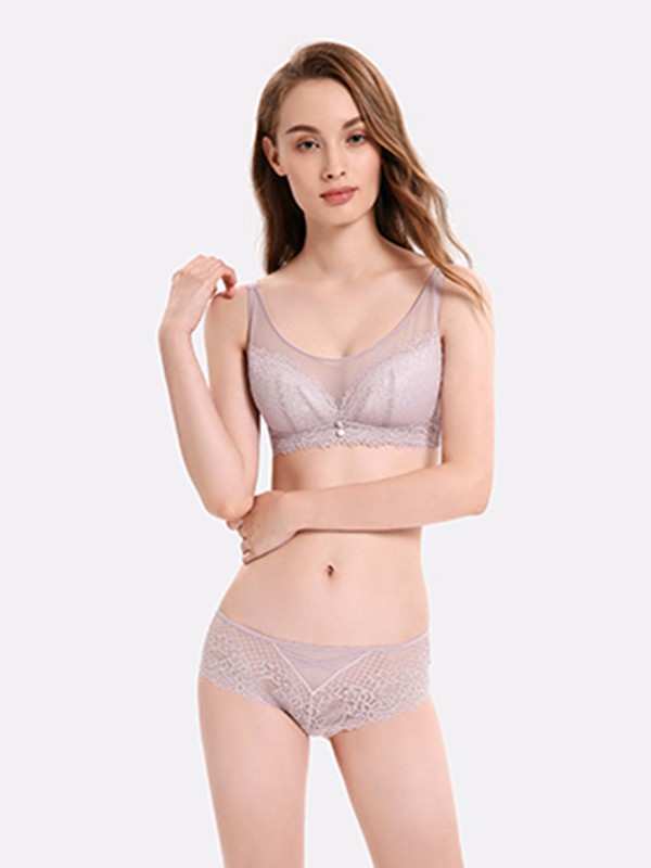 柔美内衣2022春夏季灰色时尚内衣