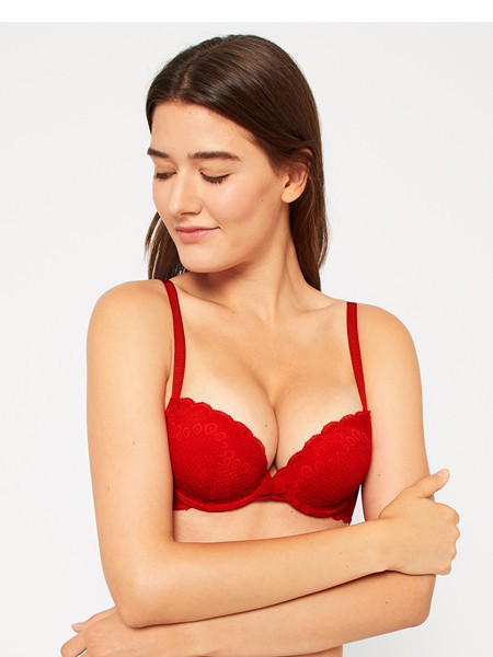 艾格2022春夏季红色时尚内衣