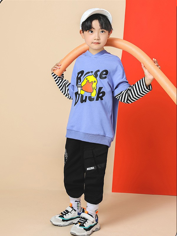 布衣草人2022春夏季紫色T恤