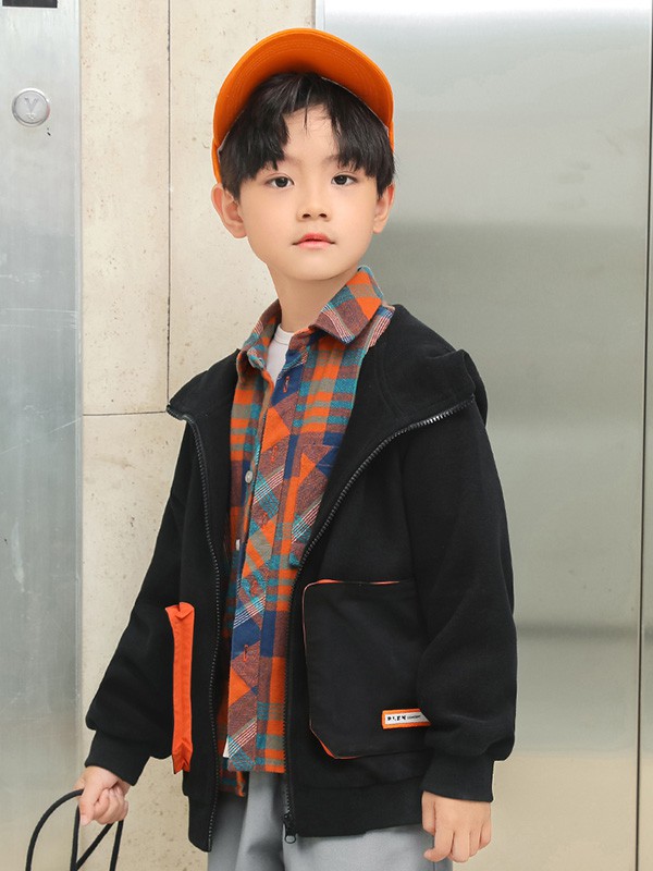 布衣草人2022春夏季橙色衬衫