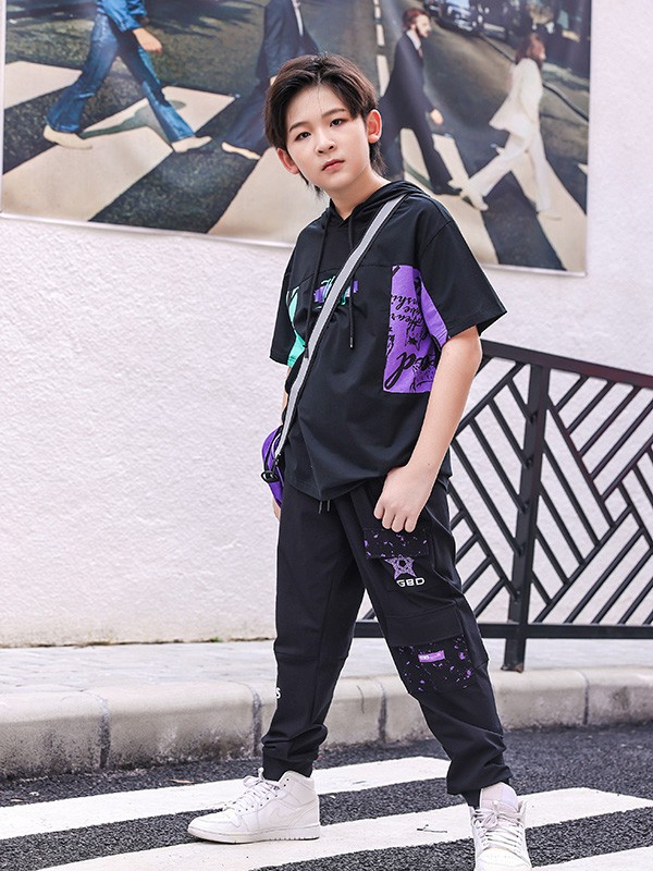 糖果布丁2022春夏季黑色T恤