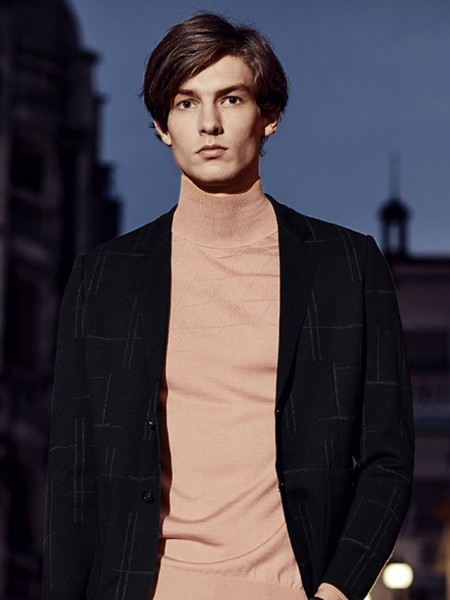 爱登堡·英伦新贵男装2021秋冬季黑色西装