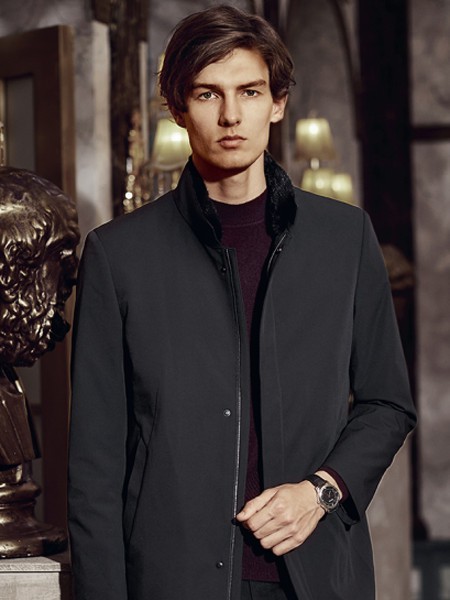 爱登堡·英伦新贵男装2021秋冬季黑色西装