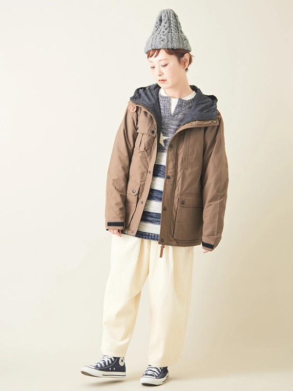 CUBESUGAR女装2021秋冬季米色长裤