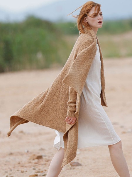 哲迪女装2021秋冬季白色连衣裙