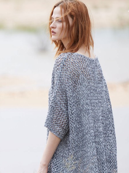 哲迪女装2021秋冬季灰色毛衣