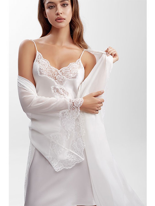 女人花帜内衣2022春夏季白色家居服