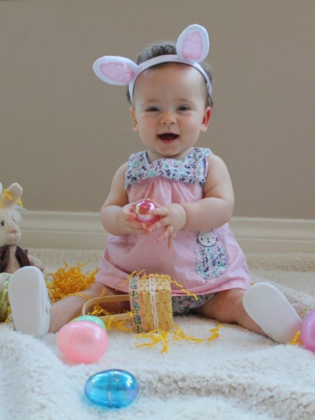 金宝贝2022春夏季粉色连衣裙