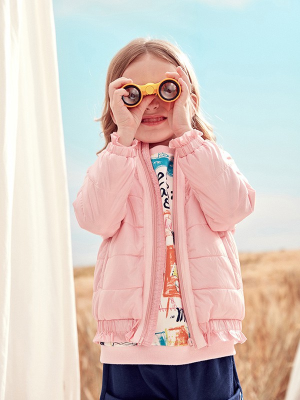 蒙蒙摩米童装2021秋冬季白色T恤