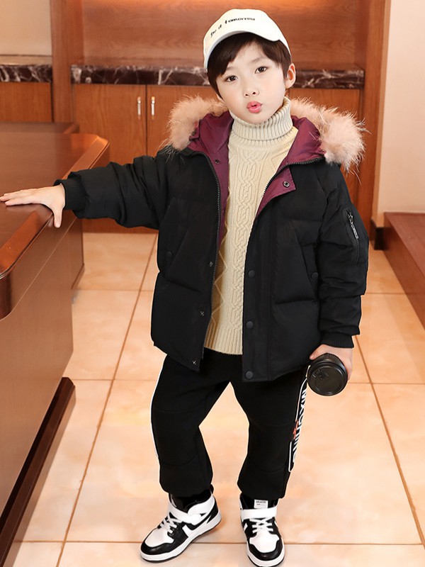 米西果童装2021秋冬季卡其色毛衣