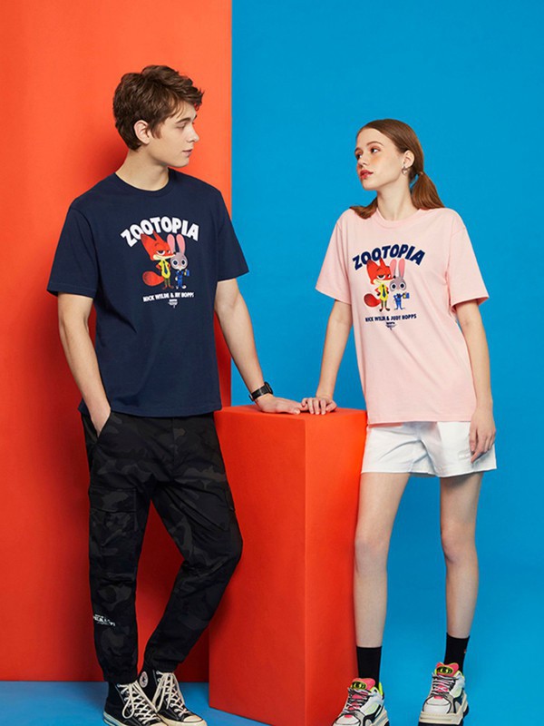 FIVECM2022春夏季粉色T恤