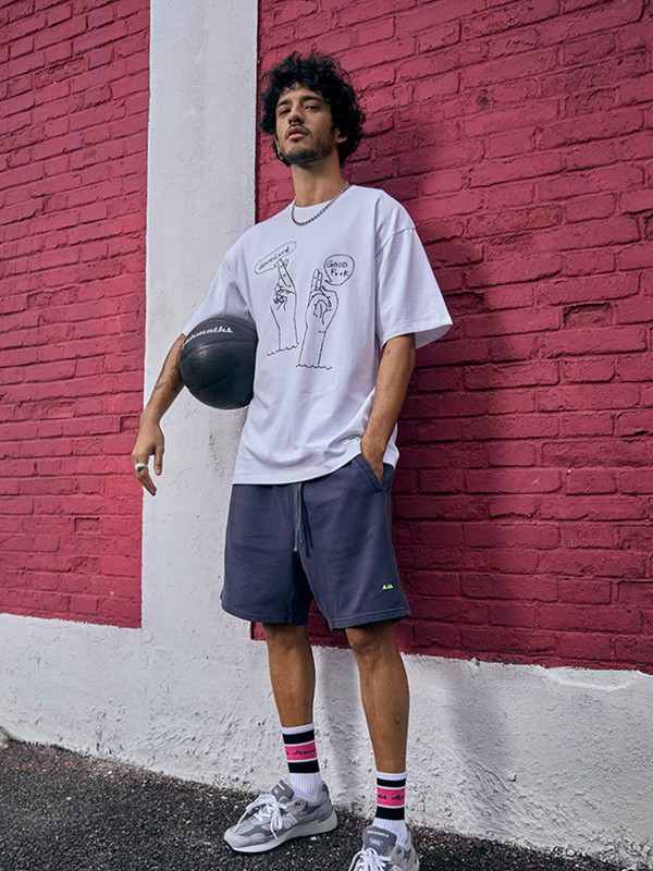 FIVECM2022春夏季白色T恤