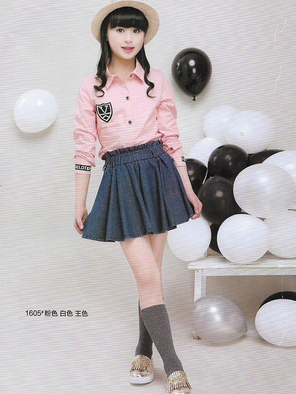 哈里都梦2022春夏季粉色衬衫