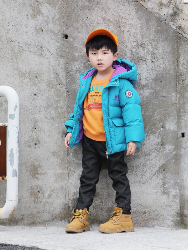 玛宝乐童装2021秋冬季黑色长裤