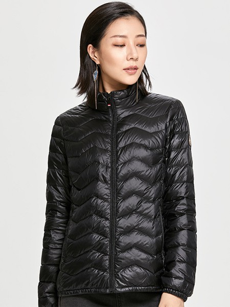 凯慕狮羽绒服2022秋冬季黑色棉服