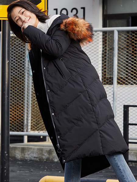 凯慕狮羽绒服2022秋冬季黑色棉服
