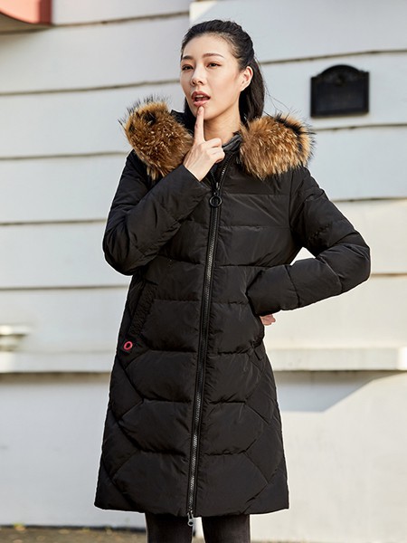 凯慕狮羽绒服2022秋冬季黑色棉服
