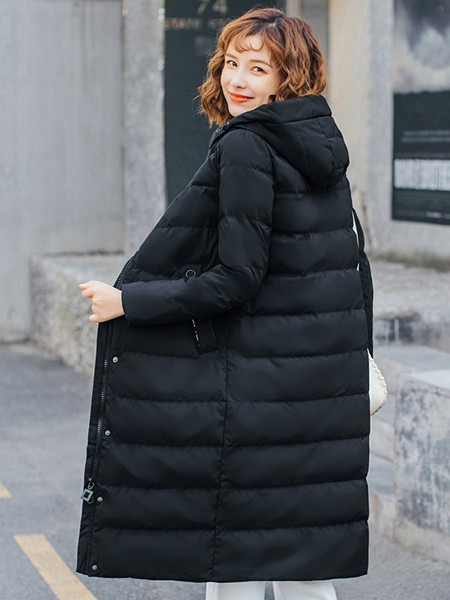 凯慕狮羽绒服2022秋冬季黑色棉服