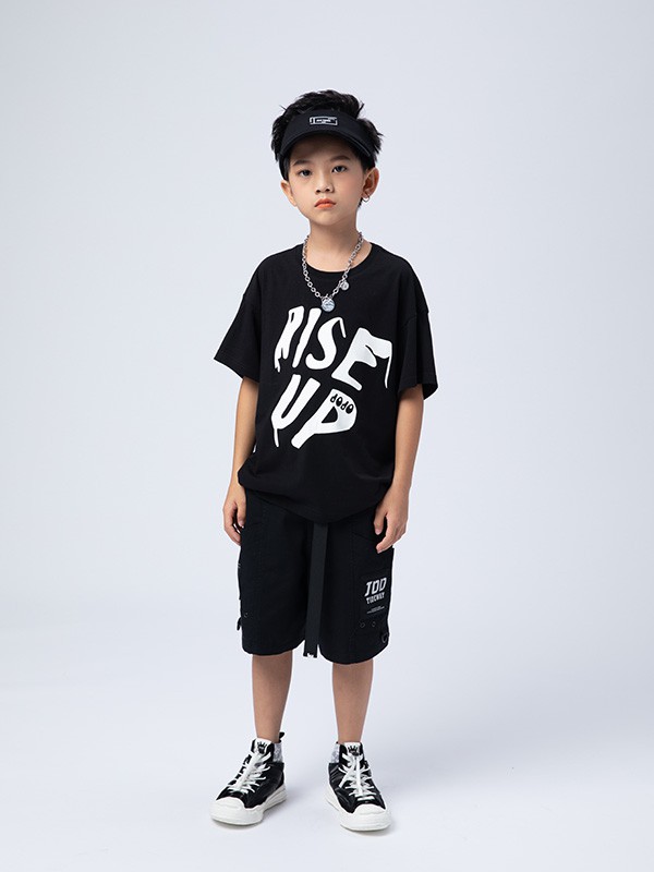 JOJO2022春夏季黑色T恤