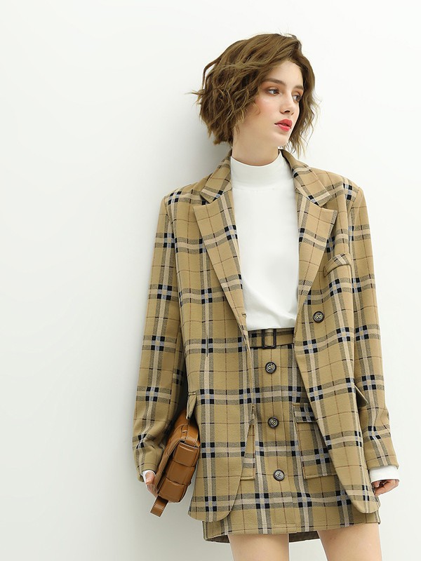 COCOBELLA2022秋冬季黄色西装