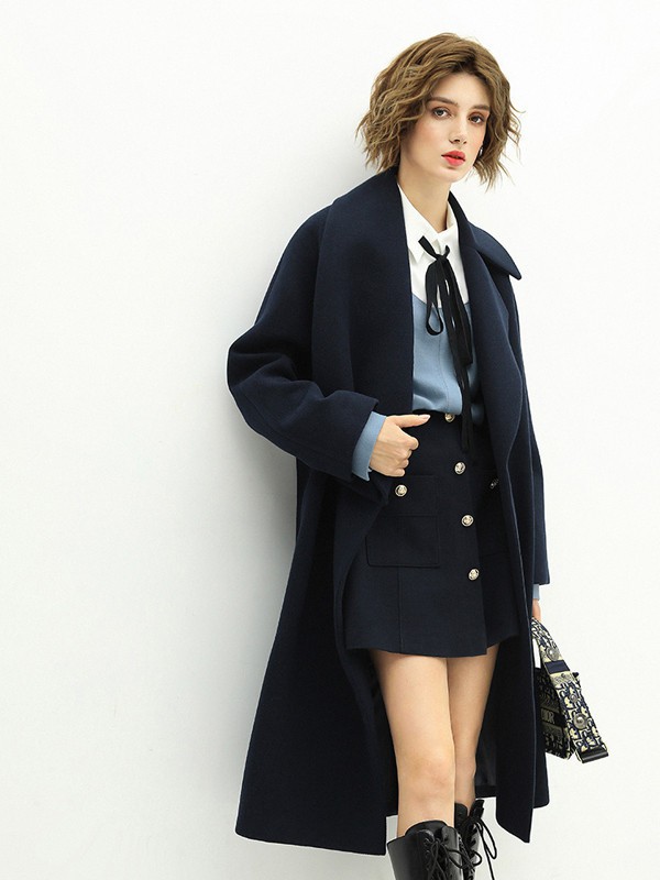 COCOBELLA女装2022秋冬季黑色包臀裙