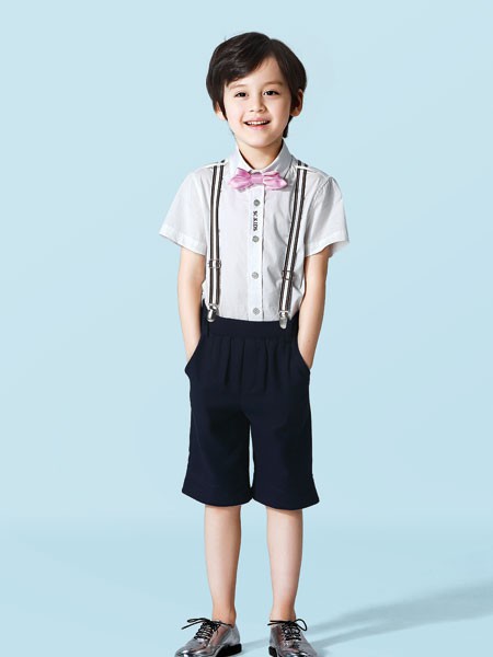 斯瓦茨童装2022春夏季黑色短裤