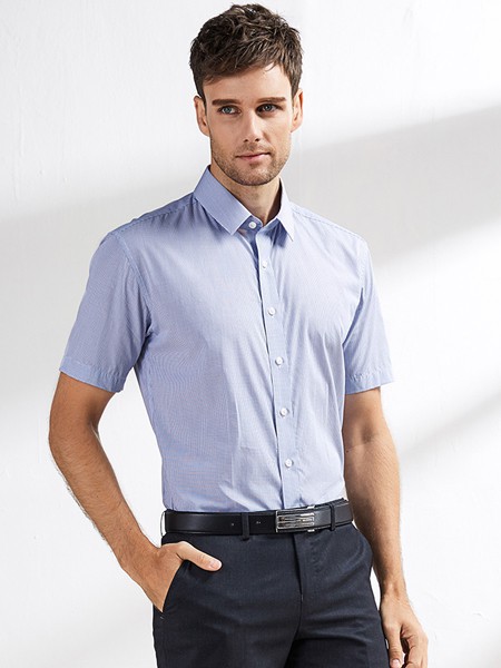 乔治白男装2022春夏季白色衬衫