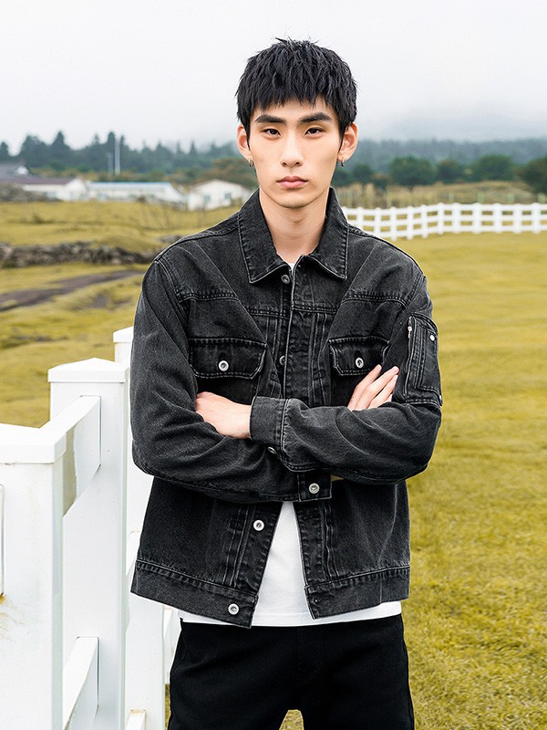 康博羽绒服2021秋冬季黑色外套