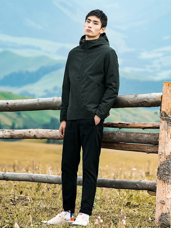 康博羽绒服2021秋冬季黑色长裤