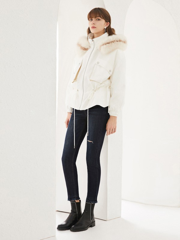 BEBE/碧碧女装2022秋冬季黑色长裤