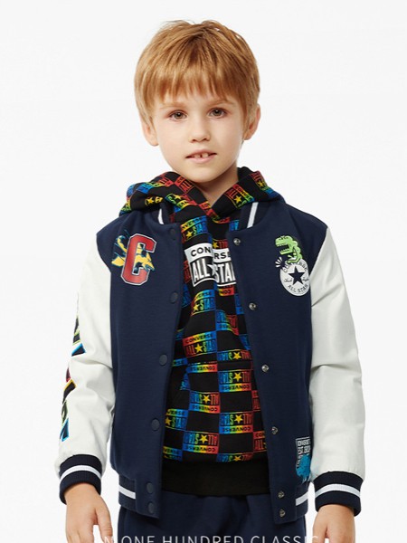 ROOKIE童装2021秋冬季拼色外套