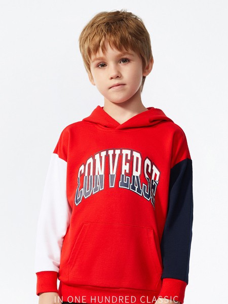 ROOKIE童装2021秋冬季红色卫衣